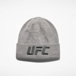 Czapka Męskie Reebok UFC Logo Beanie Szare PL 91FSLMQ